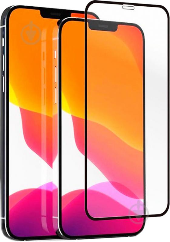 Защитное стекло OneLounge SilicolEdge Full SilicolEdge Full Cover Glass 2.5D Glass 2.5D для iPhone 12 Pro Max (12201) - фото 1