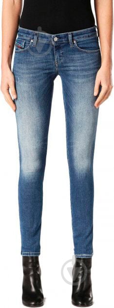 Джинсы Diesel SKINZEE-LOW-S L.32 PANTALONI 00S0EC 0689I-1 р. 25-32 синий - фото 1