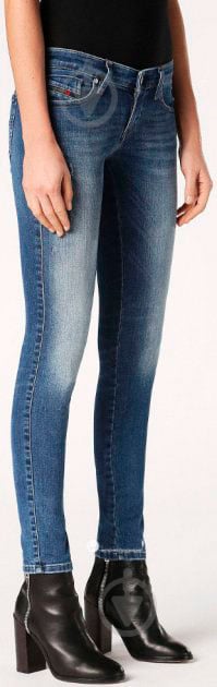 Джинсы Diesel SKINZEE-LOW-S L.32 PANTALONI 00S0EC 0689I-1 р. 25-32 синий - фото 2