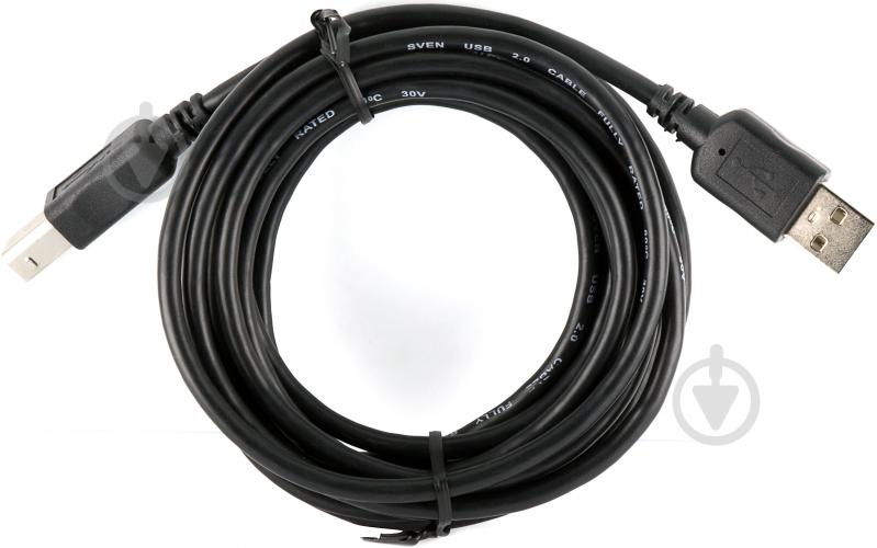 Кабель Sven USB Bm – USB 3 м черный - фото 3