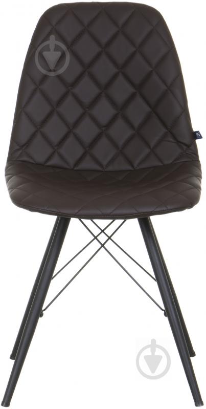 Стул обеденный Nowy Styl Liya 4LX Black (Box-2) (CH) ECO-31 черный/темно-коричневый - фото 2