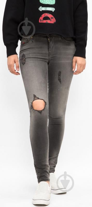 Джинси Diesel SKINZEE L.30 PANTALONI 00S141 0683L-2 р.25-30 чорний - фото 1