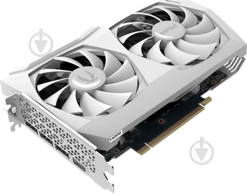 Відеокарта Zotac GeForce RTX 3060 AMP білий 12GB GDDR6 192bit (ZT-A30600F-10P) - фото 4