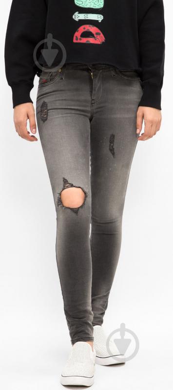 Джинси Diesel SKINZEE L.32 PANTALONI 00S142 0683L-2 р.25-32 чорний - фото 1