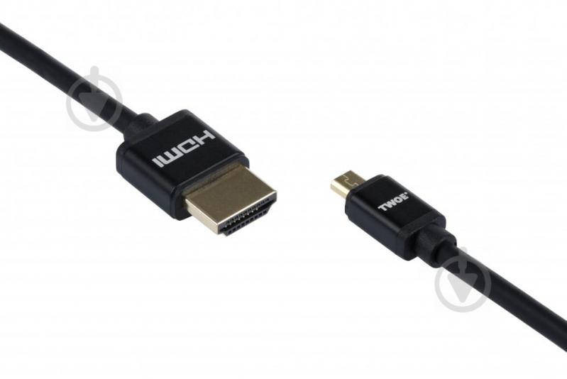 Кабель 2E HDMI – miniHDMI 2 м черный (2EW-1120-2m) - фото 1