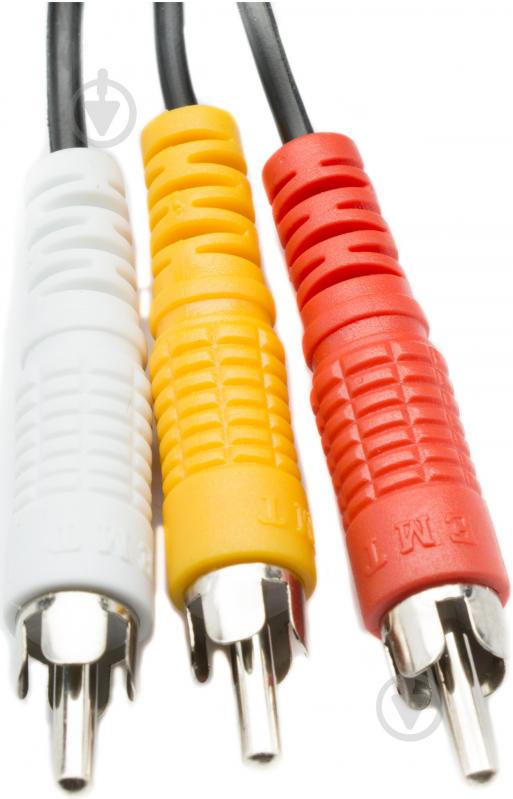 Кабель EMT 3xRCA – 3xRCA 2.4 м черный (30434065) - фото 2