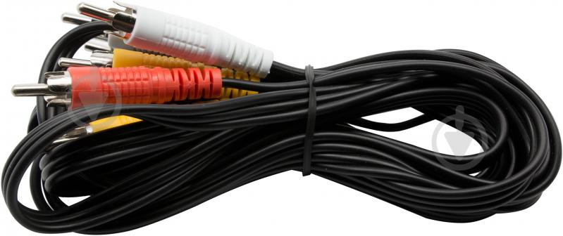 Кабель EMT 3xRCA – 3xRCA 2.4 м черный (30434065) - фото 1