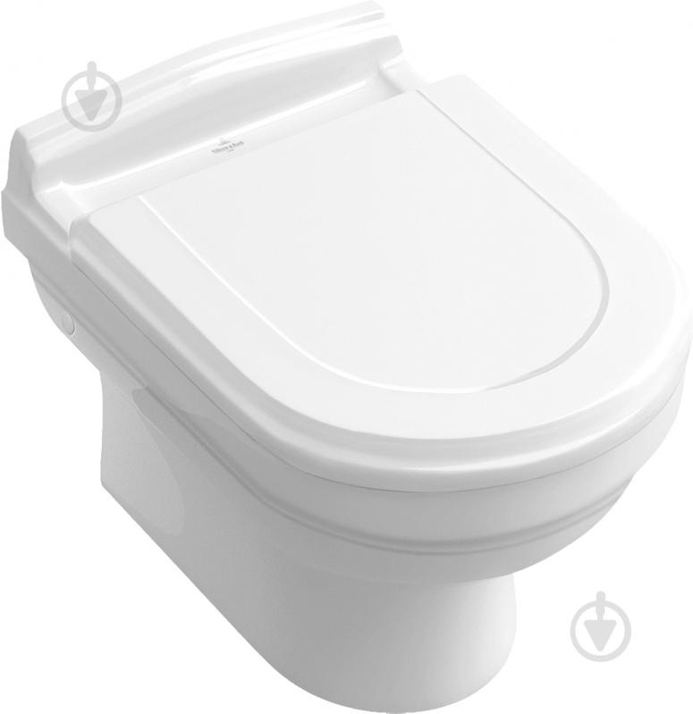 Унитаз подвесной Villeroy & Boch Hommage White Alpin 6661B0R1 - фото 1
