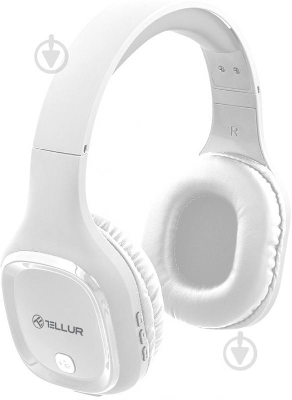 Наушники Tellur Pulse Bluetooth Over-Ear white (TLL511371) - фото 1