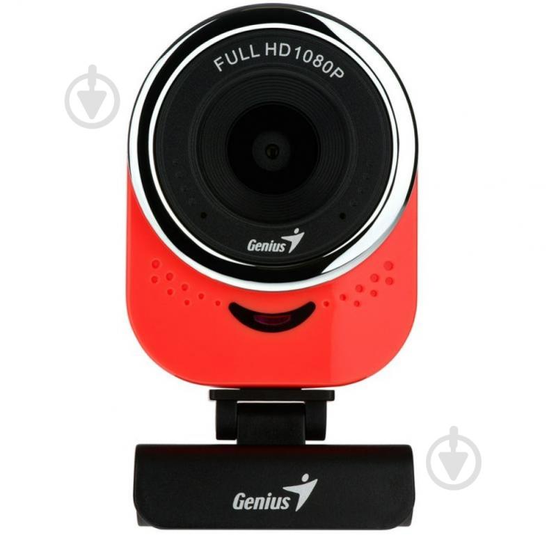 Веб-камера Genius Qcam-6000 Full HD Red - фото 1