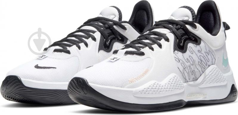Кроссовки Nike PG 5 CW3143-100 р.47,5 белые - фото 6