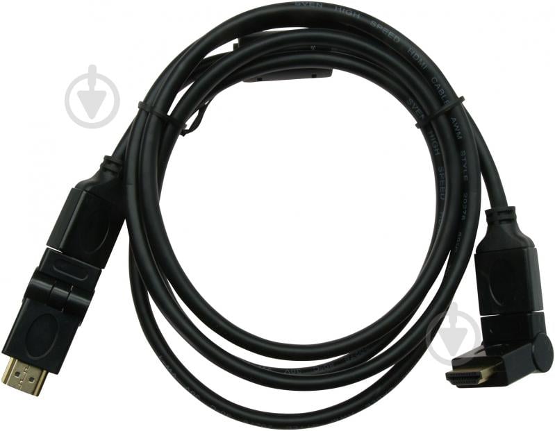 Кабель Sven HDMI – HDMI 1,8 м черный (HDMI 19M-19M High Speed HDMI R) - фото 1 Кабель Sven HDMI – HDMI 1,8 м черный (HDMI 19M-19M High Speed HDMI R) - фото 1