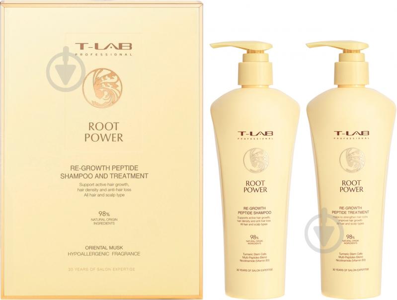 Набор подарочный T-LAB Professional ROOT POWER (шампунь, 300 мл+кондиционер, 300 мл) - фото 1 Набор подарочный T-LAB Professional ROOT POWER (шампунь, 300 мл+кондиционер, 300 мл) - фото 1