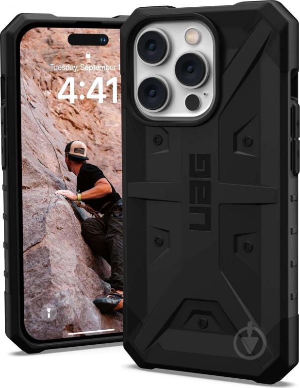 Чехол UAG Pathfinder для Apple iPhone 14 Pro black (114062114040) - фото 3