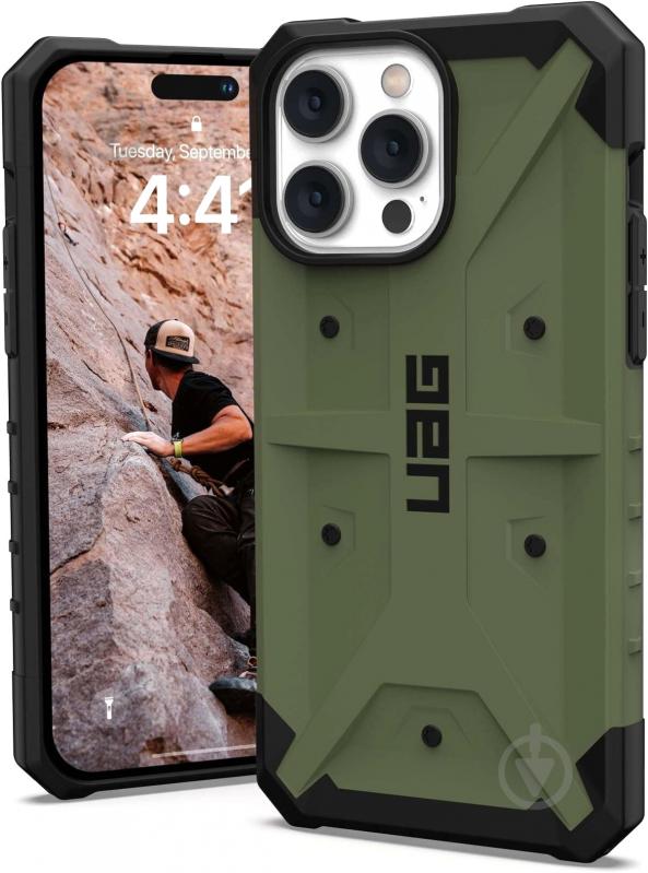 Чохол UAG Pathfinder для Apple iPhone 14 Pro Max olive (114063117272) - фото 3