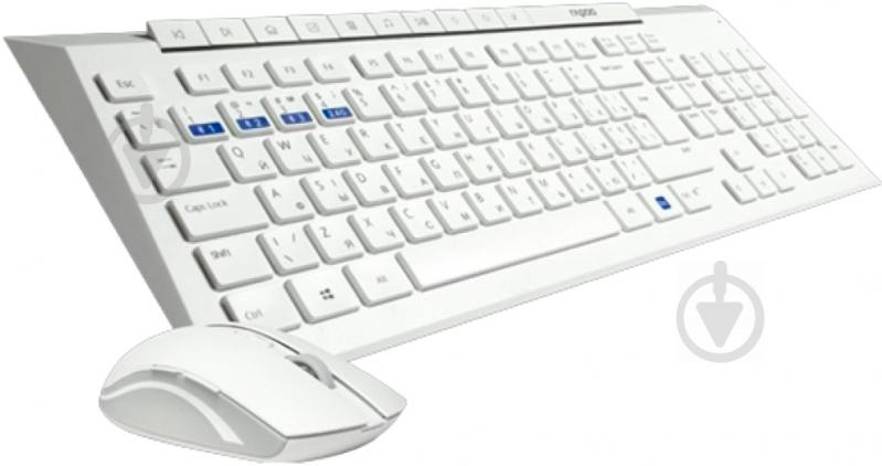 Комплект бездротовий RAPOO 8200М Wireless White - фото 2