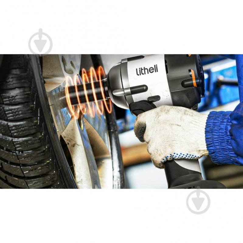 Гайковерт акумуляторний Litheli 450 Нм U20BS00-0U120 - фото 9 Гайковерт акумуляторний Litheli 450 Нм U20BS00-0U120 - фото 9
