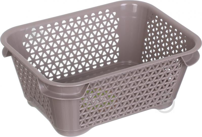 Корзина для хранения Keeeper для зберігання А-7 mini basket сіро-коричневий 70x160x120 мм - фото 3