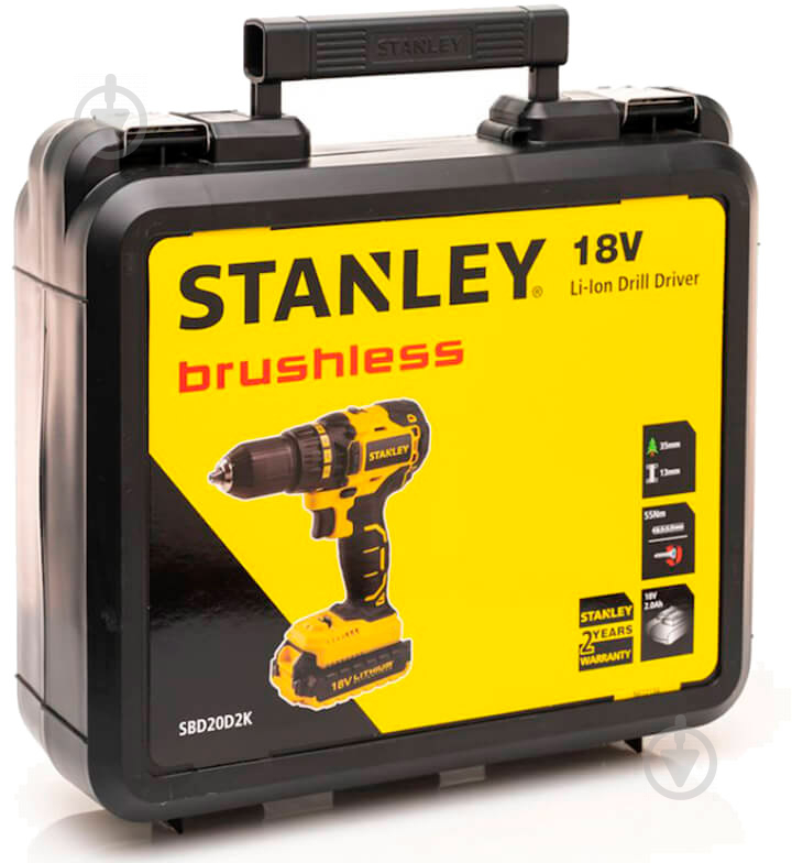 Шуруповерт аккумуляторный Stanley SBD20D2K - фото 10