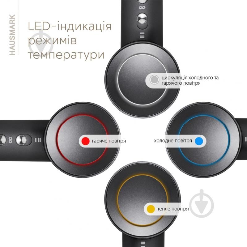 ВИТРИНА! Фен HausMark HPH0116G - фото 9 ВИТРИНА! Фен HausMark HPH0116G - фото 9