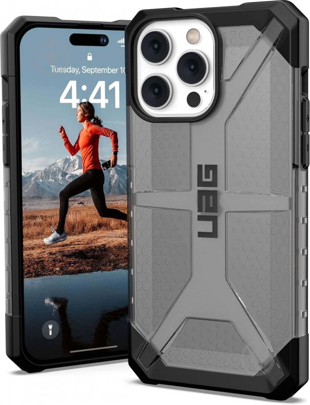 Чехол UAG Plasma для Apple iPhone 14 Pro Max ash (114067113131) - фото 3 Чехол UAG Plasma для Apple iPhone 14 Pro Max ash (114067113131) - фото 3