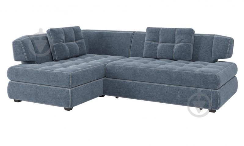 Диван угловой SOFYNO Триумф левый синий 2460x1750x800 мм - фото 1 Диван угловой SOFYNO Триумф левый синий 2460x1750x800 мм - фото 1