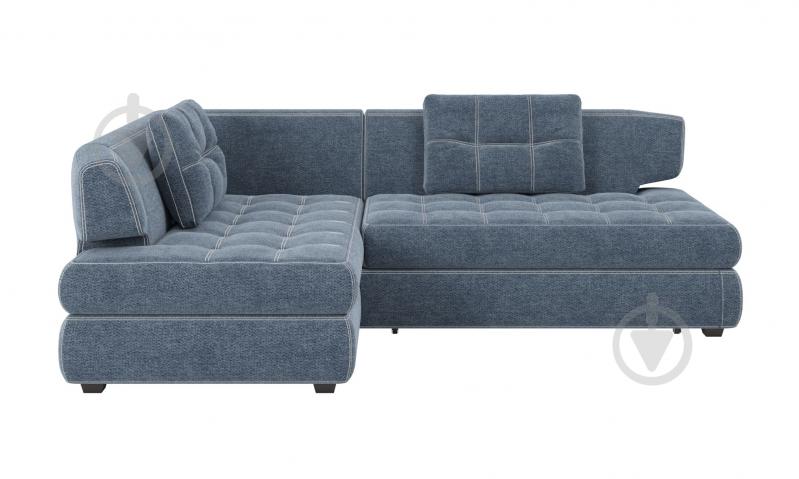 Диван угловой SOFYNO Триумф левый синий 2460x1750x800 мм - фото 2 Диван угловой SOFYNO Триумф левый синий 2460x1750x800 мм - фото 2