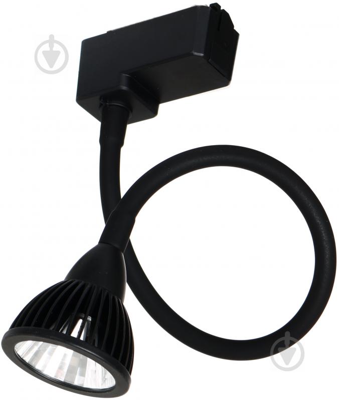 Трековий прожектор Arte Lamp LED 7 Вт 4000 К чорний A4107PL-1BK - фото 1