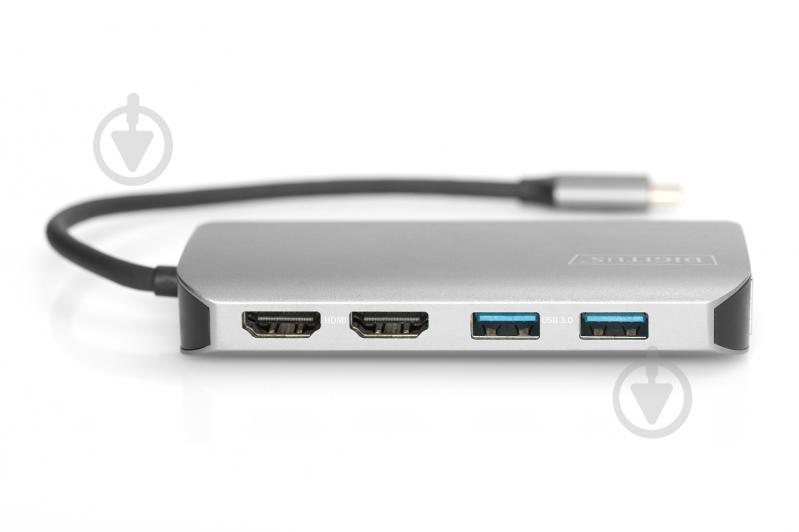 Док-станция Digitus USB-C, 8 Port (DA-70884) - фото 4