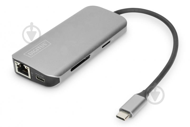 Док-станция Digitus USB-C, 8 Port (DA-70884) - фото 6