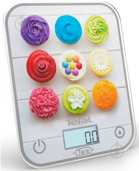 ВІТРИНА! Ваги кухонні Tefal BC50D4V0 Optiss Cake Pops - фото 2 ВІТРИНА! Ваги кухонні Tefal BC50D4V0 Optiss Cake Pops - фото 2