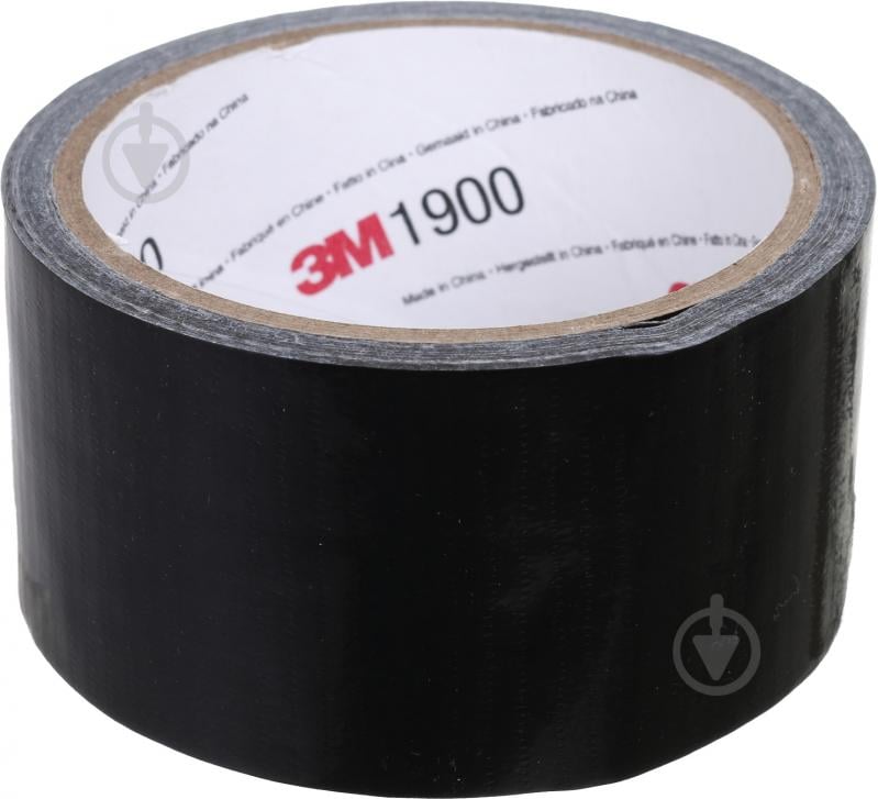 ᐉ  лента 3M Duct Tape 1900 черная 50 мм 10 м • Купить в е .