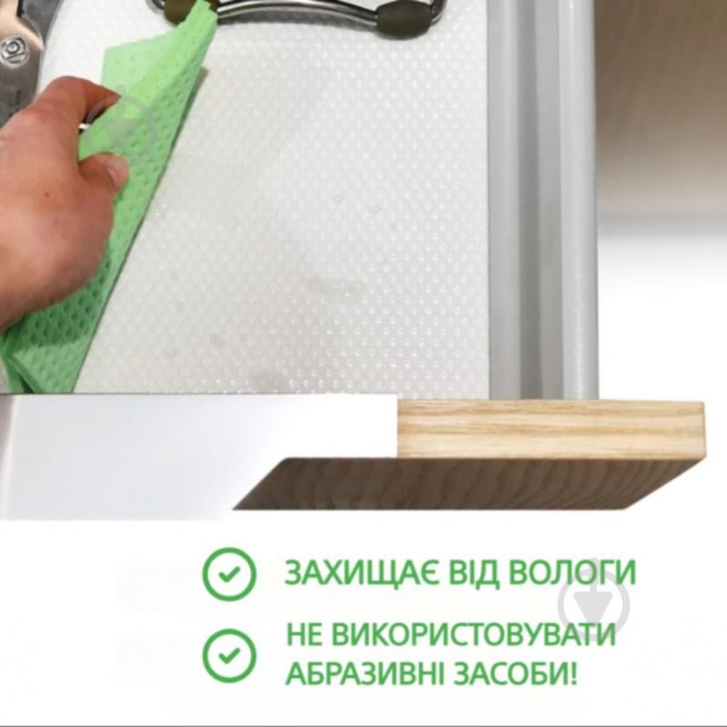 Килимок для кухонних шухляд DM-1200 W 50x120 см білий MVM - фото 4