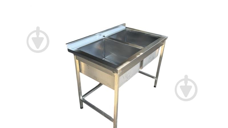 Мийка виробнича зварна з напівоб'ємним бортом без полиці Lemax 1100x700х850 мм нержавіюча сталь - фото 2 Мийка виробнича зварна з напівоб'ємним бортом без полиці Lemax 1100x700х850 мм нержавіюча сталь - фото 2