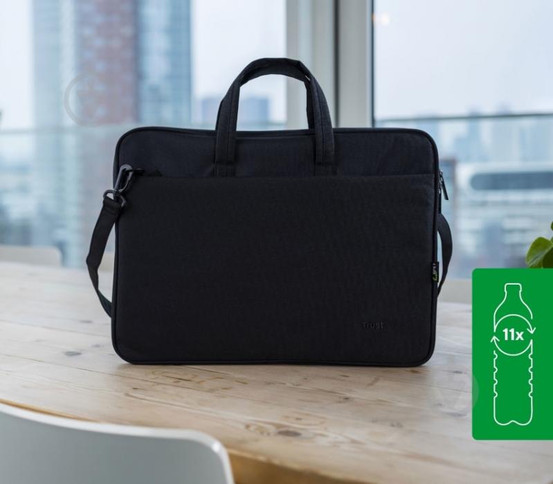 Сумка Trust Bologna Eco 16" black (24447_TRUST) - фото 10
