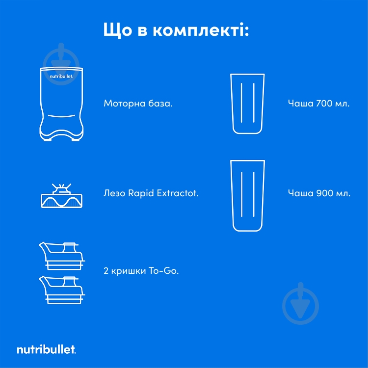 ВІТРИНА! Блендер стаціонарний NUTRIBULLET NB1206DGCC Ultra - фото 9
