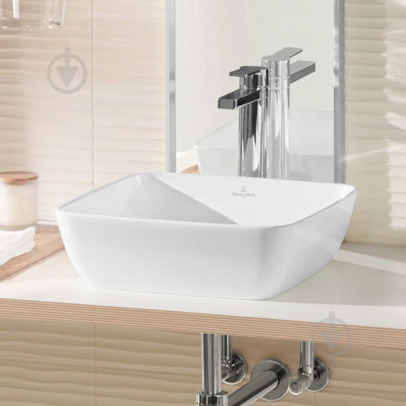 Умывальник Villeroy & Boch Artis 41х41 см White Alpine 41784101 - фото 2