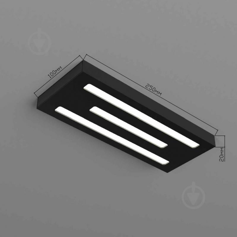 Світильник настінно-стельовий Emotion_20.13 2700К 8,5 Вт чорний 2700 К GS 250-B-R9005-W - фото 4 Світильник настінно-стельовий Emotion_20.13 2700К 8,5 Вт чорний 2700 К GS 250-B-R9005-W - фото 4