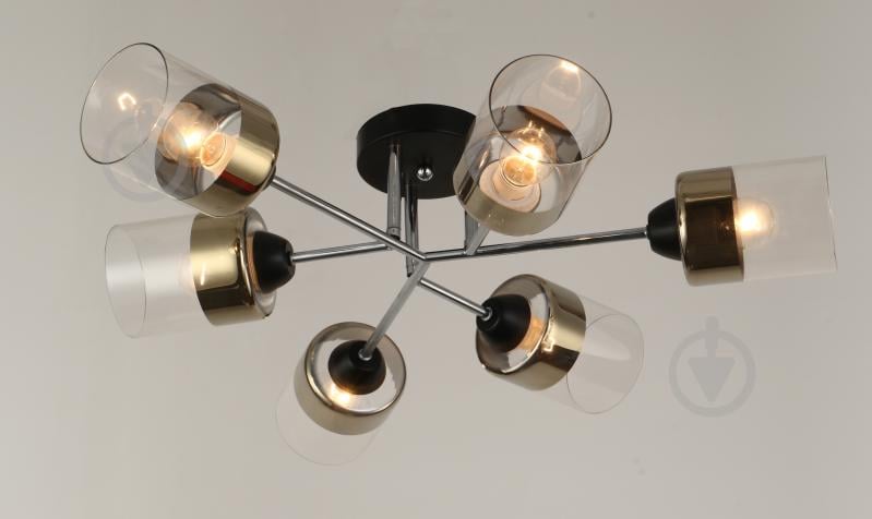 Люстра потолочная Blitz 6x40 Вт E27 хром 5041-46 - фото 1