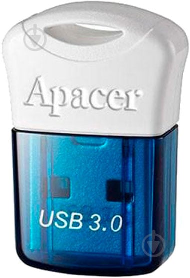 Флеш-пам'ять USB Apacer AH157 64 ГБ USB 3.0 blue (AP64GAH157U-1) - фото 2