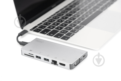 Док-станція Digitus Travel USB-C, 8 Port (DA-70866) - фото 2