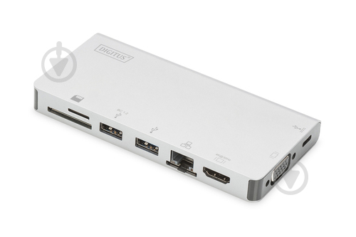 Док-станція Digitus Travel USB-C, 8 Port (DA-70866) - фото 4