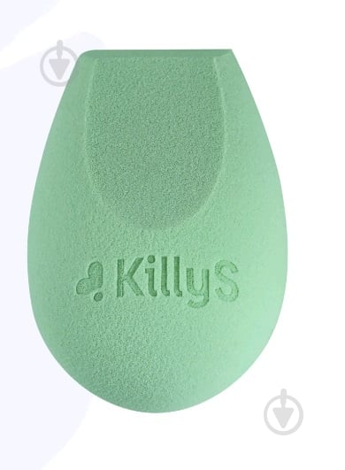 Спонж скошенный KillyS ЗD без латекса зеленый - фото 2 Спонж скошенный KillyS ЗD без латекса зеленый - фото 2