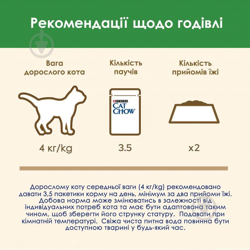 Корм влажный для стерилизованных кошек Cat Chow by Purina с курицей и баклажанами 26 шт. 85 г - фото 6 Корм влажный для стерилизованных кошек Cat Chow by Purina с курицей и баклажанами 26 шт. 85 г - фото 6