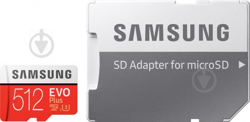 Карта памяти Samsung microSDXC 512 ГБ Class 10 (MB-MC512GA/RU) UHS-I U3 R100/W90MB/s Evo Plus - фото 2