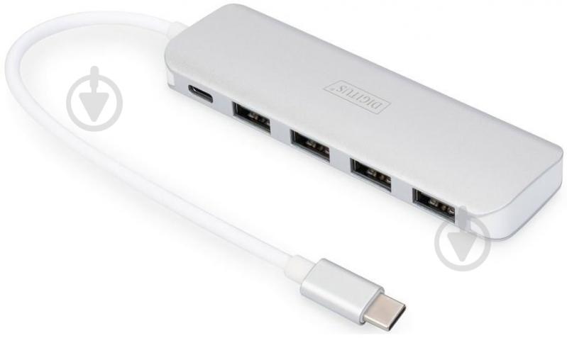 USB-хаб Digitus USB Type-C/4x USB 3.0 (функция зарядного устройства) DA-70242-1 - фото 7