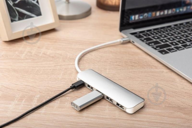 USB-хаб Digitus USB Type-C/4x USB 3.0 (функция зарядного устройства) DA-70242-1 - фото 9