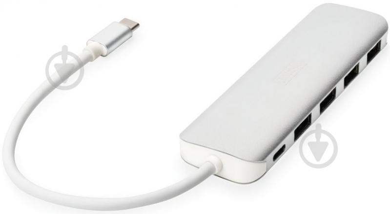 USB-хаб Digitus USB Type-C/4x USB 3.0 (функция зарядного устройства) DA-70242-1 - фото 2