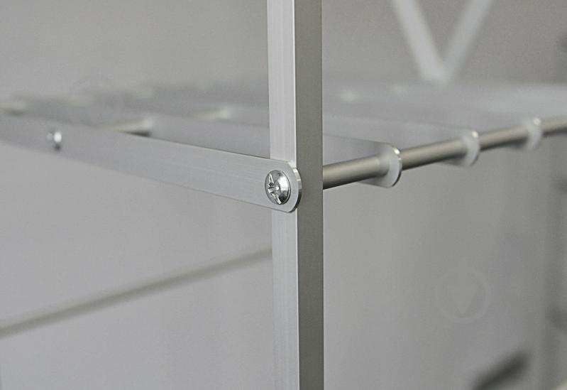 Стеллаж 965x820x384 мм Aluint серый металл полки 3 шт. крашенный - фото 6 Стеллаж 965x820x384 мм Aluint серый металл полки 3 шт. крашенный - фото 6