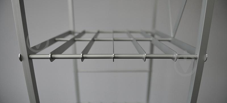 Стеллаж 1365x420x384 мм Aluint серый металл полки 4 шт. крашенный - фото 7 Стеллаж 1365x420x384 мм Aluint серый металл полки 4 шт. крашенный - фото 7